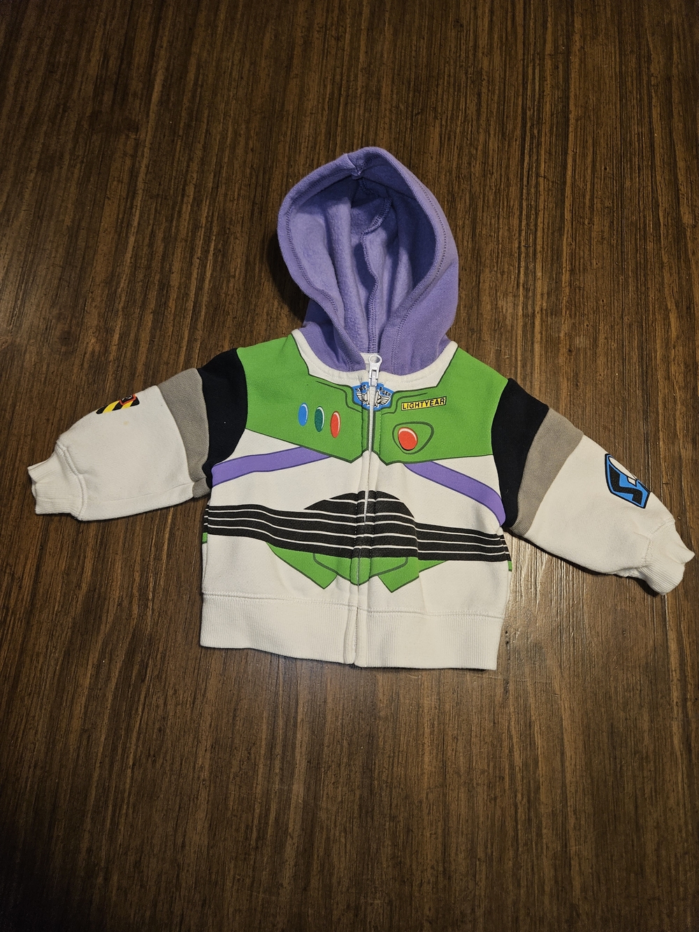 Disney Parks Toy Story Toddler Buzz Lightyear Hooded Zip Jacket